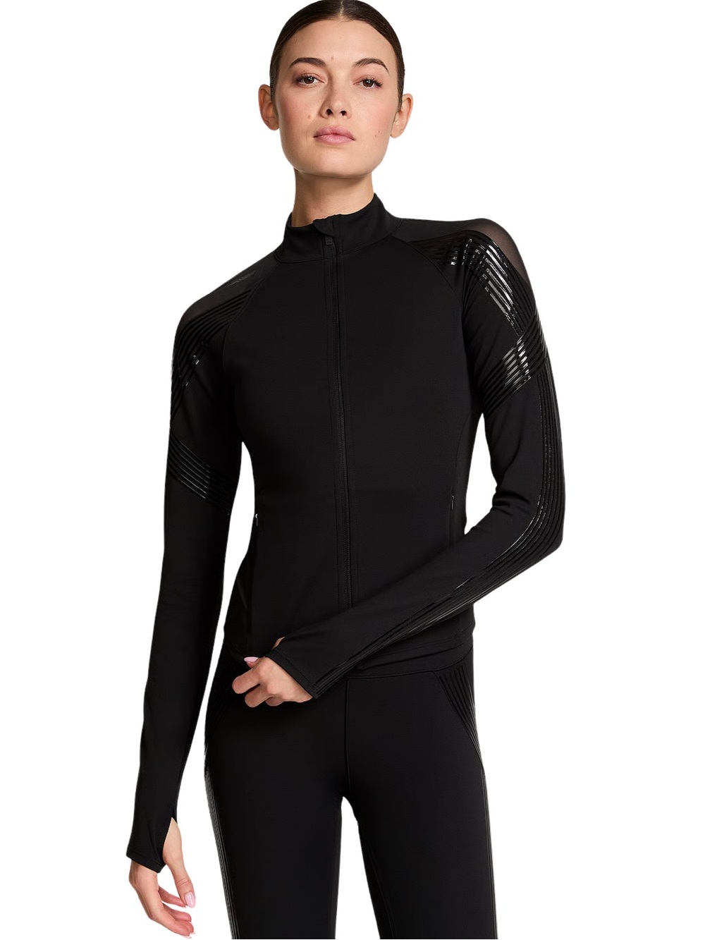 Victoria’s Secret M Black VSX Elevate Refined Contours Jacket